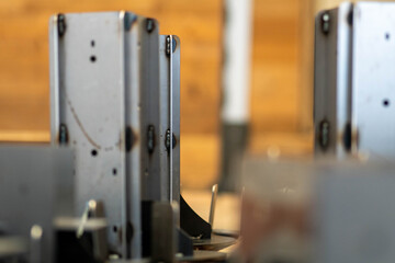 Welded metal structures and supports for a wooden house