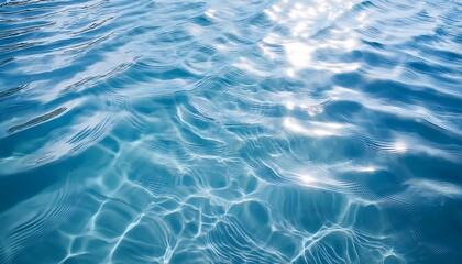 gentle water texture featuring smooth ripple patterns and subtle reflections in pale blue tones realistic seamless background