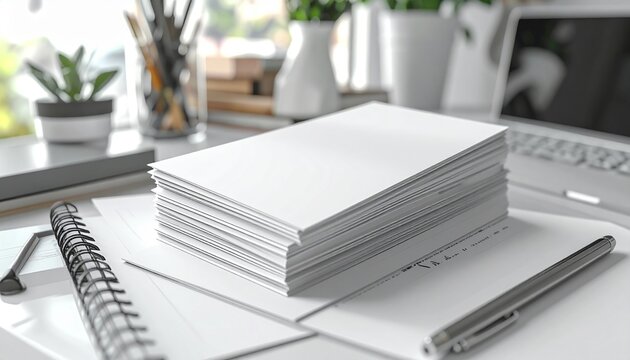 notebook and pen - Powered by Adobe