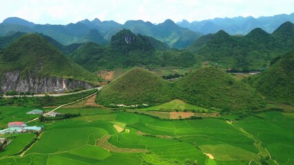 mountain landscape in the summer