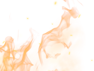 Collection of Bright, fiery flames rising against a dark black background and Transference