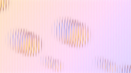 Ribbed glass background with refraction effect. Reeded glass with abstract shapes. Abstract background