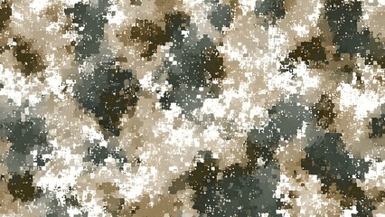 ia generated. Digital camouflage pattern in green and beige tones, ideal for military backgrounds, tactical designs, and outdoor-themed projects.
