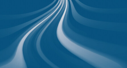 Obraz premium blue color with curved lines and soft noise