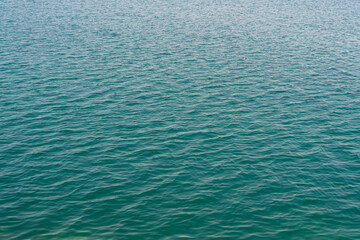 Blue sea water surface
