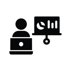  data analysis glyph icon illustration vector graphic.eps