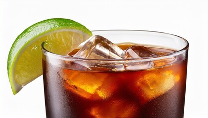 Cuba Libre Cocktail Isolated On Transparent Background