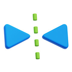 Mirror 3D Icon Isolated On The Transparent Background