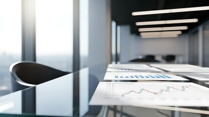 Modern Office Overview: Data Analysis and Urban View - Powered by Adobe