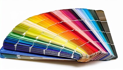 Designer Multi Color Swatch Palette Colour Guide Chart Spectrum Isolated