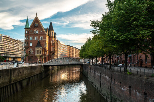 Summer Serenity in Hamburg: Historic Architecture Reflection