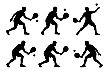 Players in Action Poses