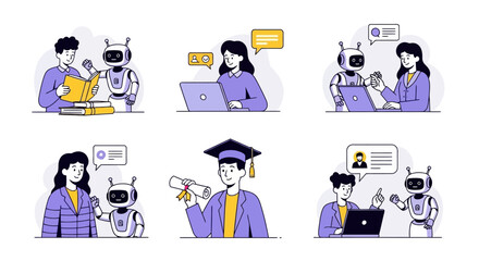 AI-Assisted Learning Humans and Robots in Education & Development