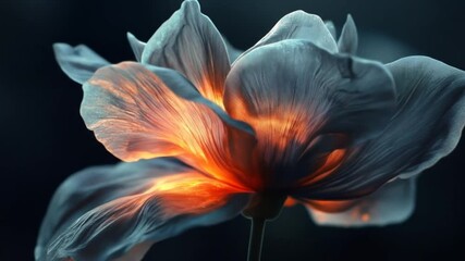 Flower abstract art - Powered by Adobe