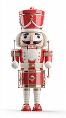 Nutcracker drummer stands ready for Christmas performance
