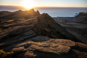 Volcanic landscape in Lanzarote, Canary Islands, Spain