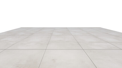 Minimalist concrete surface with black grid lines on transparent background