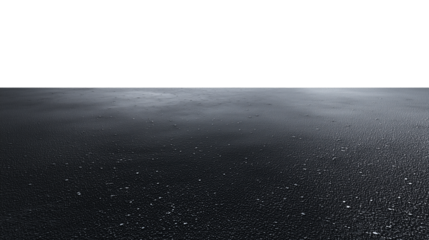 Monochromatic seascape with rippled water and gradient horizon on transparent background