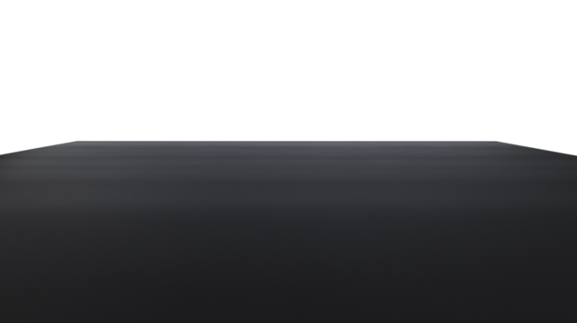 Monochromatic landscape with undulating dark terrain on transparent background