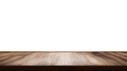 Light to medium-toned wooden surface with natural grain pattern on transparent background