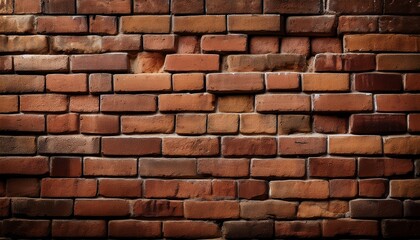 Fototapeta premium Rustic Brick Wall Texture Ideal Background For Design Projects And Vintage Aesthetics