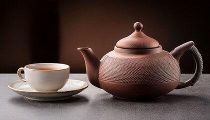 Ceramic Teapot Kettle With Cup