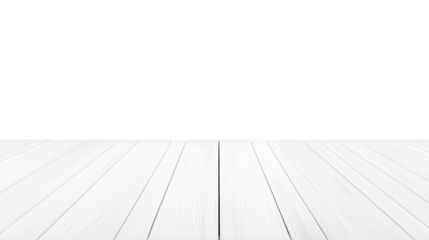 Minimalist wooden floor with light-colored planks and subtle grain texture on transparent background