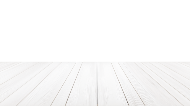 Minimalist wooden floor with light-colored planks and subtle grain texture on transparent background