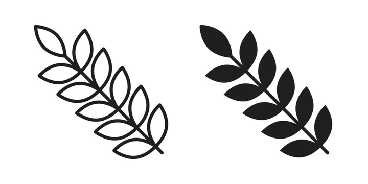 Malt icon concept outline symbol design. Simple element illustration.