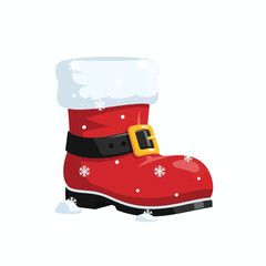 santa claus shoe