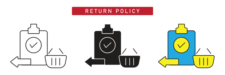 Financial Audit Icon: Clipboard with Magnifying Glass and Checkmark, Inspection and Review.