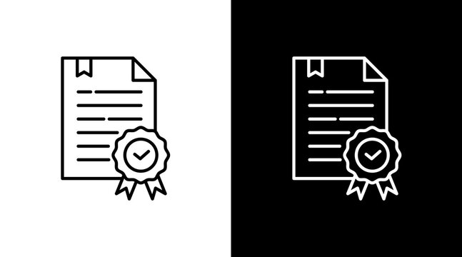 Standard  White Icon Set Design