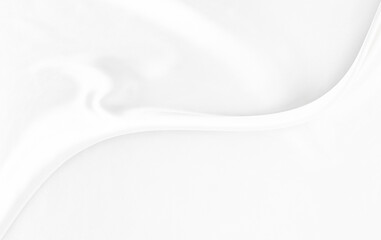 White gray satin texture that is white silver fabric silk background with beautiful soft blur...