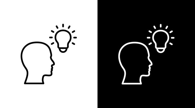 Motivation White Icon Set Design