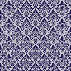 damask pattern vector, seamless damask pattern for wallpaper, Fabric, Branding, Packaging, Invitations, Wedding, elegant damask pattern background for luxury interior decor.