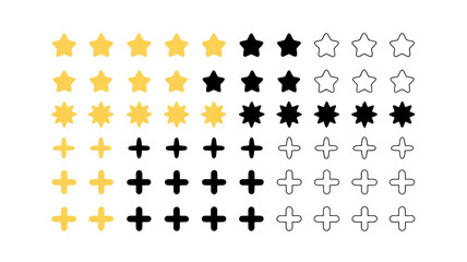 Eye-catching sale stickers collection for retail promotions, discounts