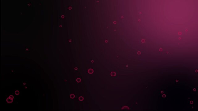 Abstract background with red bubbles on dark gradient