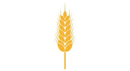 Golden Wheat Stalk Illustration: A Symbol of Harvest, Agriculture and Sustainable Food
