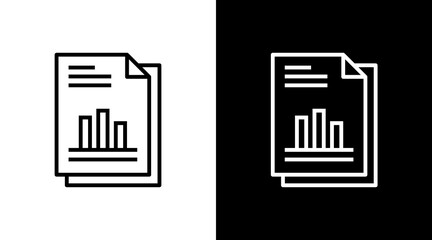 Accounting  White Icon Set Design
