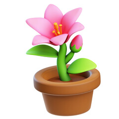 3D Icon Growth Pot