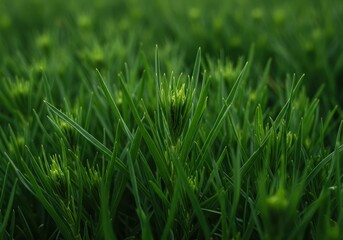 Lush, vibrant green herbage thriving naturally outdoors, showing organic vitality and robust growth essential for healthy consumption, plant, natural, pure