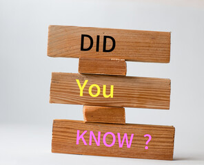 Did You Know? Interesting Facts and Knowledge Discovery