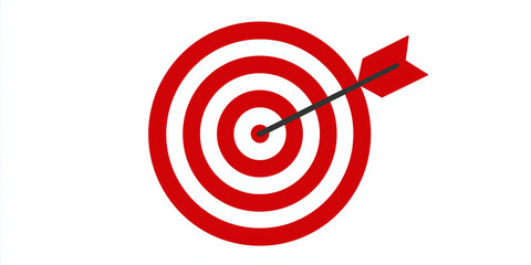 A dart perfectly hitting the bullseye, symbolizing accuracy, focus, strategy, precision, achievement, and goal-oriented performance in business, personal growth, and motivation