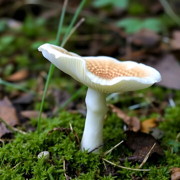 White elfin saddle, Helvella crispa