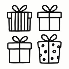 gift boxes vector