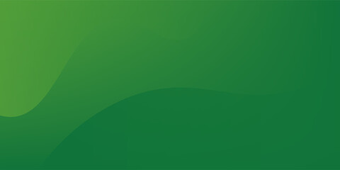 simple green background . modern wavy background style