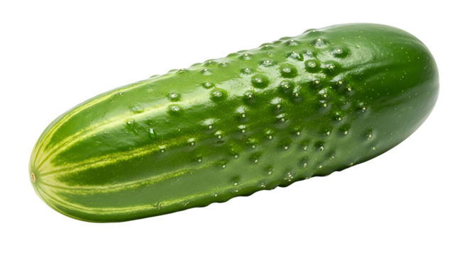 Fresh Cucumber Macro Detail Green Vegetable Produce Food Ingredient