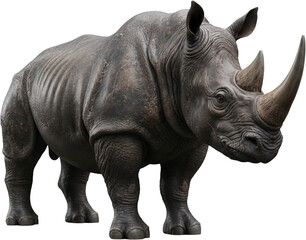 Fototapeta premium Rhinoceros 3D Render