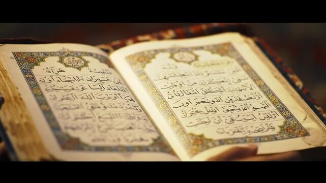 Quranic Wisdom - Exploring the Sacred Text in Detailed Video Frames.