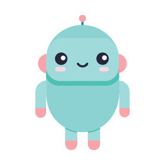 kawaii funny cartoon android